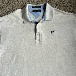 Vintage Tommy Hilfiger Golf Polo Shirt XL White Bear Yacht Club Minnesota